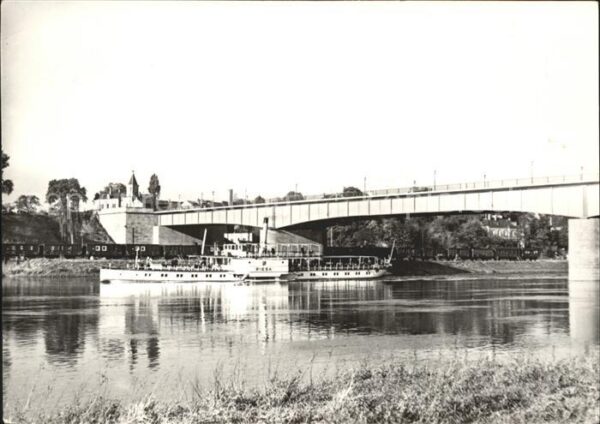 Riesa Sachsen Neue Elbbrücke