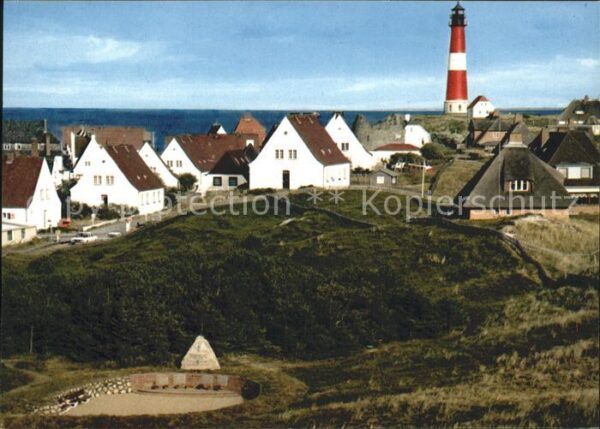 Hoernum Sylt Dünenhäuser Leuchtturm