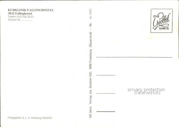 Fallingbostel Fliegeraufnahme Kurklinik – Bild 2