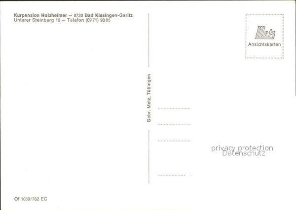 Garitz Bad Kissingen Kurpension Holzheimer – Bild 2