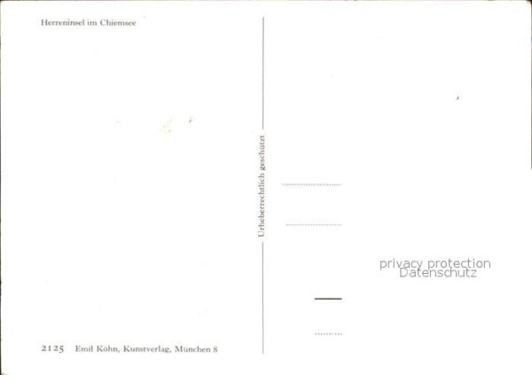Chiemsee Herreninsel Künstlerkarte – Bild 2