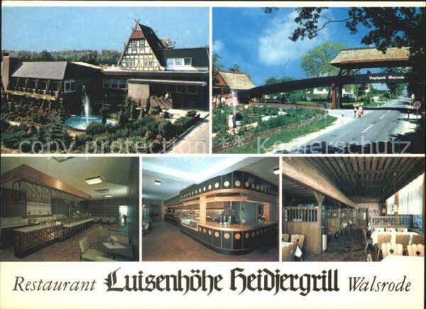 Walsrode Lueneburger Heide Restaurant Luisenhöhe Heidjergrill