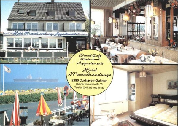 Duhnen Nordsee StrandCafe Restaurant Hotel Meeresbrand