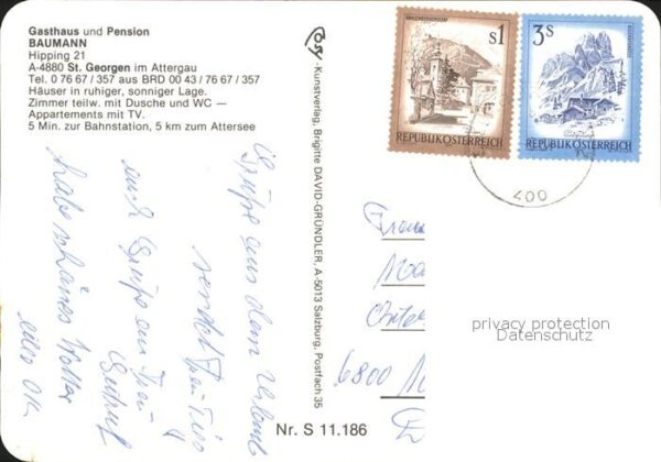 St Georgen Attergau Gasthaus Pension Baumann – Bild 2