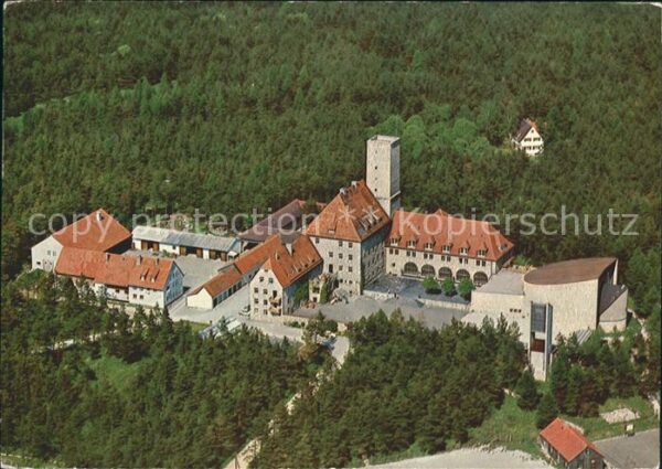 Burg Feuerstein Fliegeraufnahme