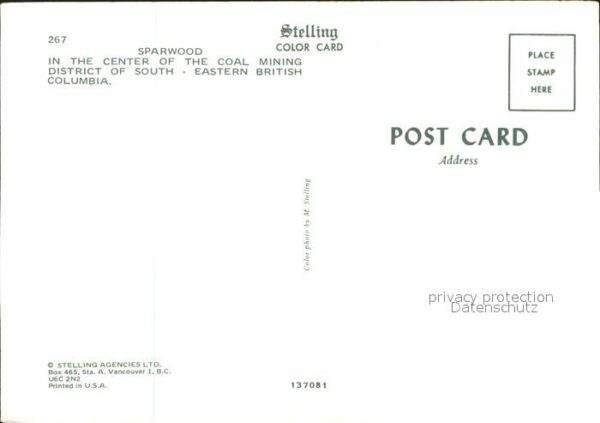 British Columbia Sparwood Center Coal Mining District of – Bild 2