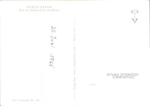 Baden-Baden Südwestfunk und Merkur – Bild 2