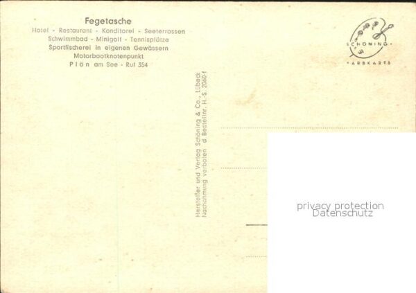 Fegetasche Landkarte 5 Seenfahrt – Bild 2