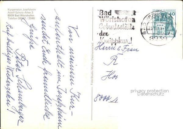 Bad Woerishofen Kurpension Josefsheim – Bild 2