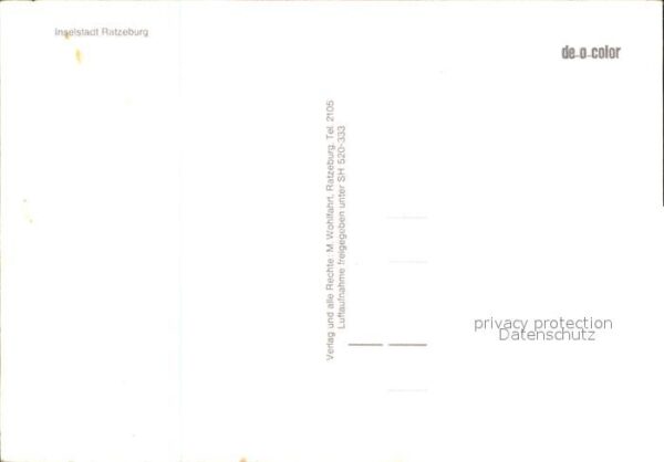 Ratzeburg Fliegeraufnahme Inselstadt – Bild 2