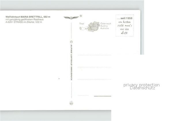 Strass Zillertal Wallfahrtsort Maria Brettfall Fliegerau – Bild 2