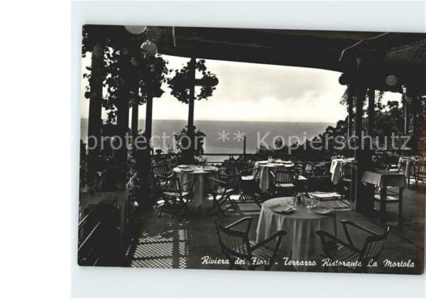 Italien Italia Italy Terrazzo Ristorante La Mortola Riccadon