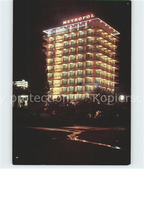 Slatni Pjasazi Hotel Metropol bei Nacht