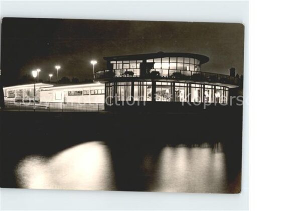 Bodensee Cafe Restaurant Lände bei Nacht