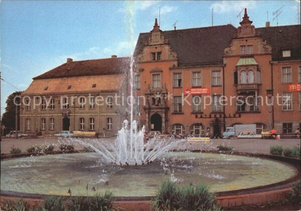 Finow Platz der Freundschaft Fontäne