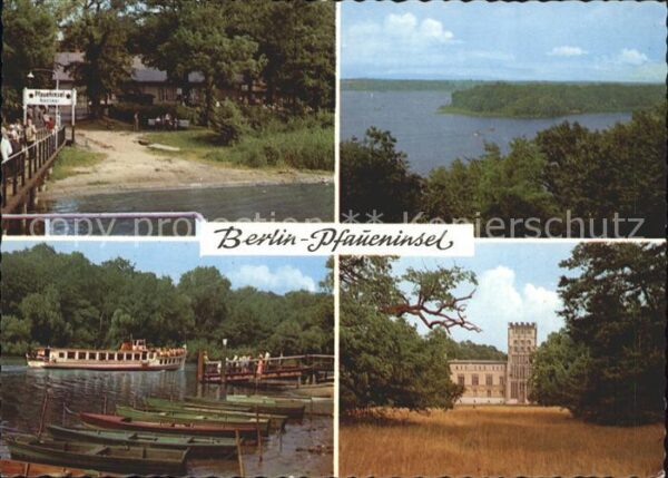 Berlin Wirtshaus zur Pfaueninsel Boot