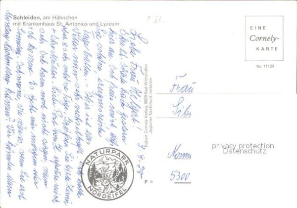 Schleiden Eifel Ansicht mit Krankenhaus St Antonius und – Bild 2