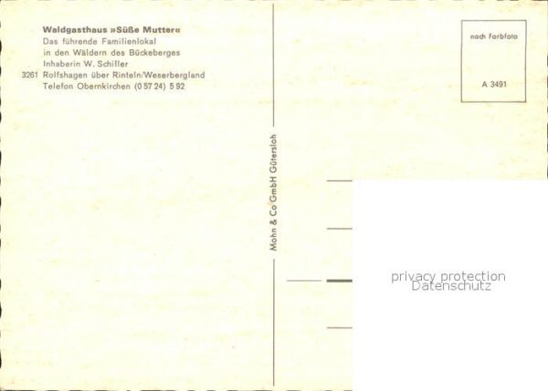 Rolfshagen Waldgasthaus Süsse Mutter – Bild 2