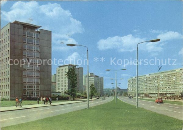 Dresden Neubauten an der Leningrader Strasse
