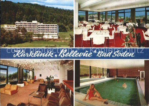 Salmuenster Bad Soden Kurklinik Bellevue Speisesaal Aufenthal