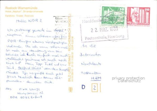 Warnemuende Ostseebad Hotel Neptun Strandpromenade – Bild 2