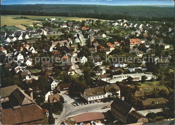 Fuerstenberg Weser Fliegeraufnahme