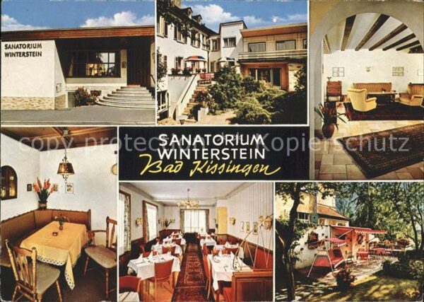 Bad Kissingen Sanatorium Winterstein Kuranstalt