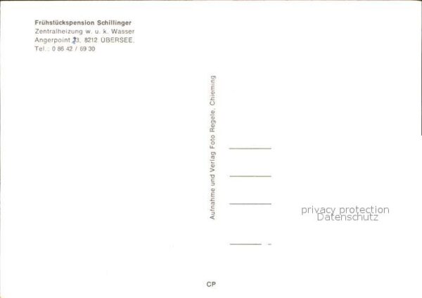 Uebersee Frühstückspension Schillinger – Bild 2