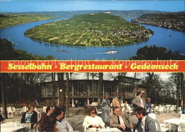 Boppard Rhein Sesselbahn Bergrestaurant Gedeonseck Te