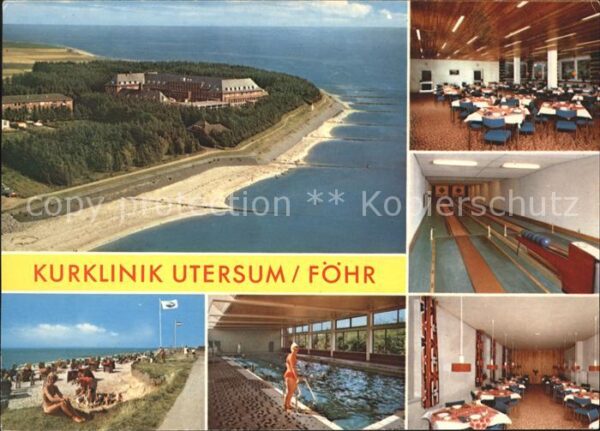 Utersum Kurklinik Restaurant Kegelbahn Hallenba