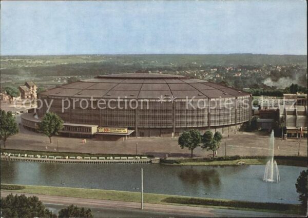 Dortmund Westfalenhalle Sporthalle Fontäne