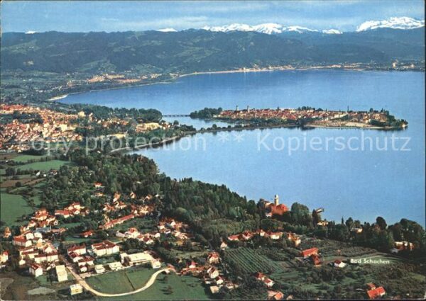 Lindau Bodensee mit Bad Schachen Alpenpanorama Fliegera