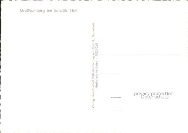 Schwaebisch Hall Grosskomburg ehemaliges Benediktinerklo – Bild 2