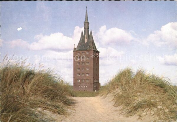 Wangerooge Nordseebad Westturm Dünen