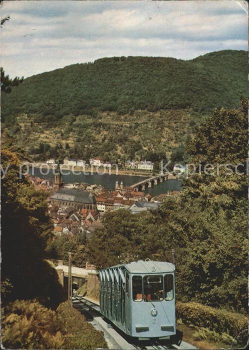 Heidelberg Neckar Bergbahn auf den Königstuhl