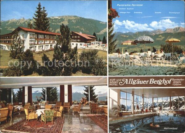 Sonthofen Oberallgaeu Kur und Sporthotel Allgäuer Berghof Pan