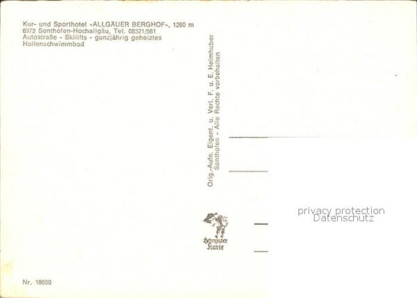 Sonthofen Oberallgaeu Kur und Sporthotel Allgäuer Berghof Pan – Bild 2