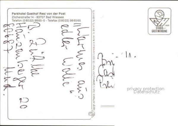 Bad Wiessee Parkhotel Gasthof Resi von der Post Gar – Bild 2