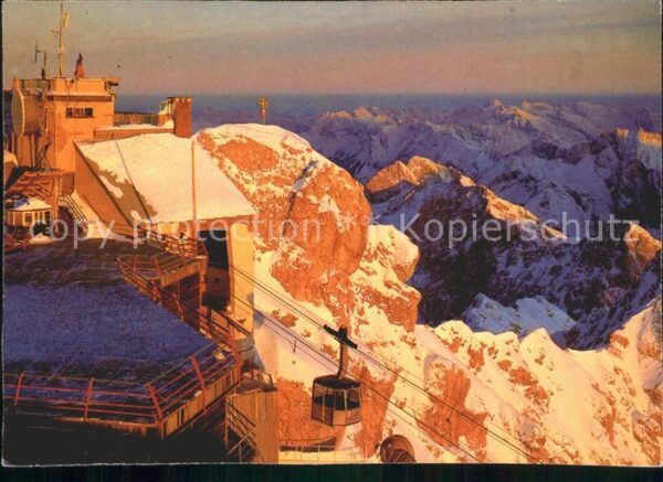 Zugspitze Zugspitz Gipfelbahn Berghotel Schneefer