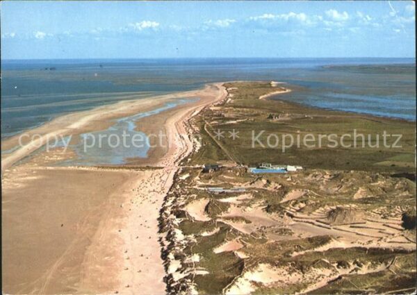 Amrum Nordseeinsel Strand Fliegeraufnahme