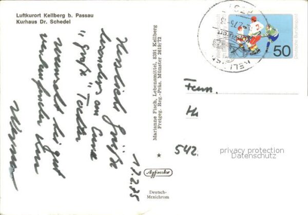 Kellberg Kurhaus Dr. Schedel Luftkurort Fliegera – Bild 2