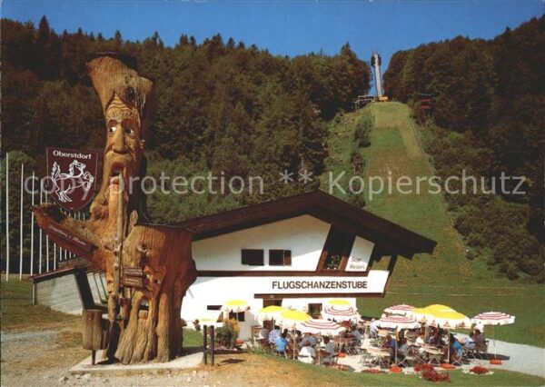 Oberstdorf Sepp Weiler Skiflugschanzen Stube Holzs