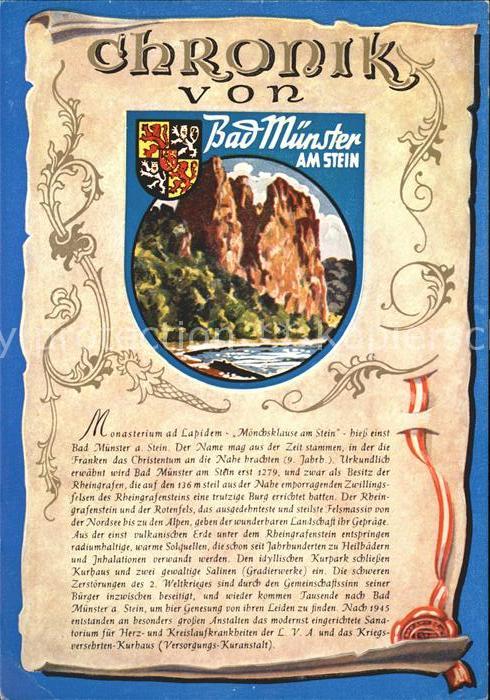 Bad Muenster Stein Ebernburg Chronik Wappen