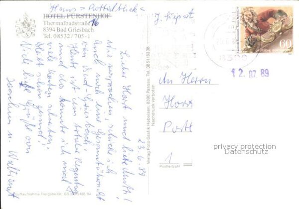 Bad Griesbach Rottal Hotel Fürstenhof Fliegeraufnahme – Bild 2