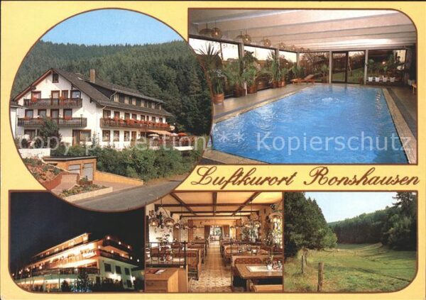 Ronshausen Restaurant Cafe Waldhotel Hallenbad Luf