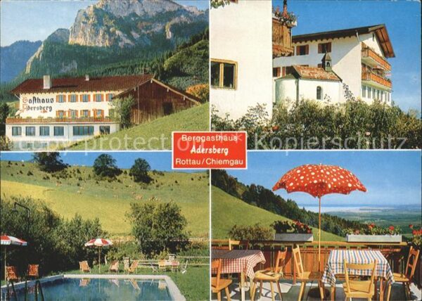 Rottau Chiemgau Berggasthaus Pension Adersberg Swimming