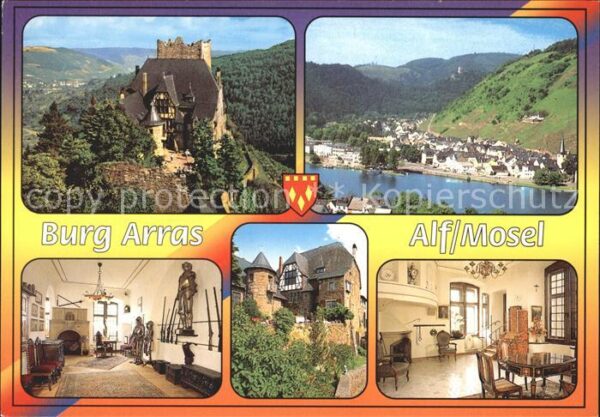 Alf Mosel 1000 Jahre alte Reichsburg Burg Arras H