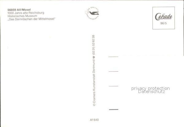 Alf Mosel 1000 Jahre alte Reichsburg Burg Arras H – Bild 2