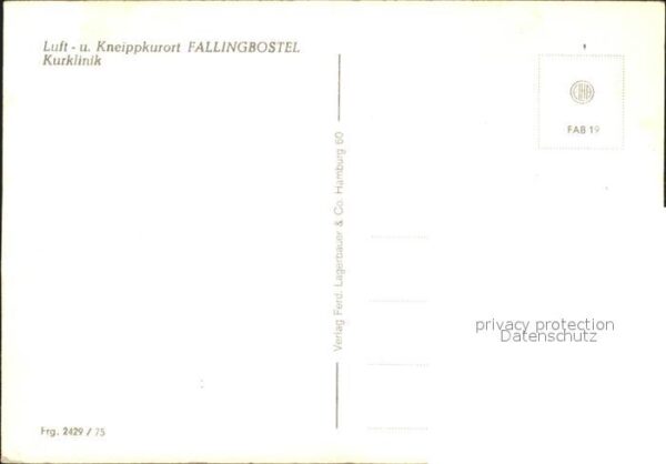 Fallingbostel Kurklinik Luftkurort Kneippkurort Flieg – Bild 2