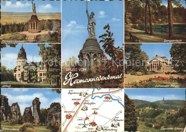 Detmold Hermannsdenkmal Teutoburger Wald Schlos